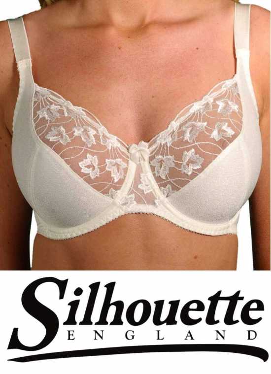 Silhouette Lingerie ‘Cascade Collection’ Pearl Underwired Balconnette Bra UK...