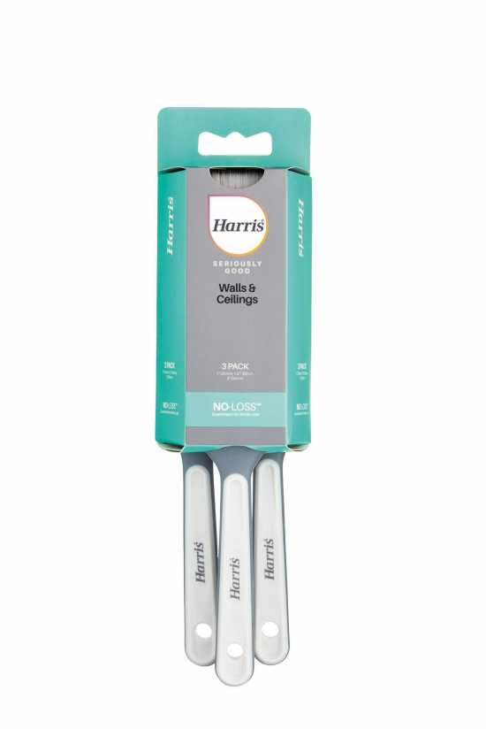 Harris Seriously Good Wall & Ceiling Paint Brush 3 Pack [0373]