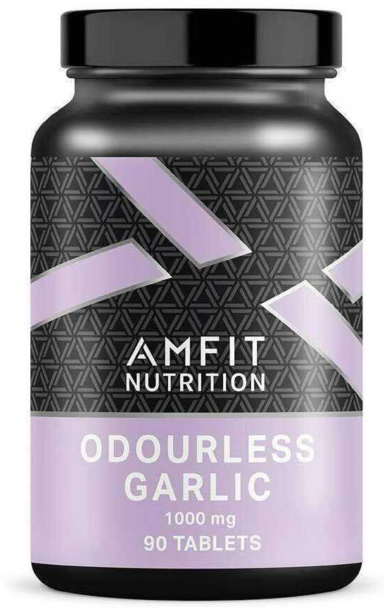 2x Amfit Nutrition Odourless Garlic 1000mg - 90 tablets Max